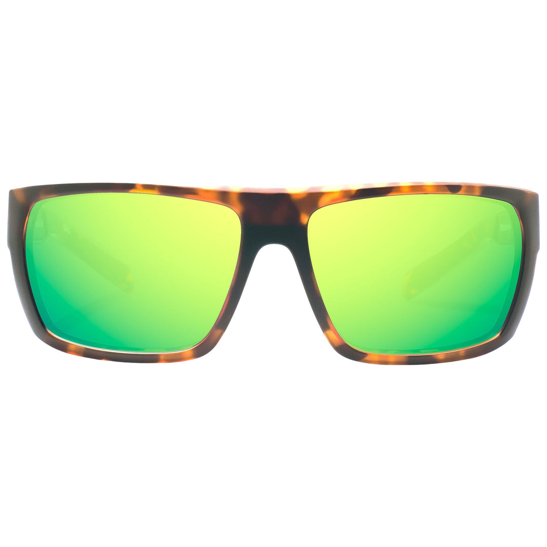 Bajio Palometa Brown Tortoise Matte - Green Mirror Image 02
