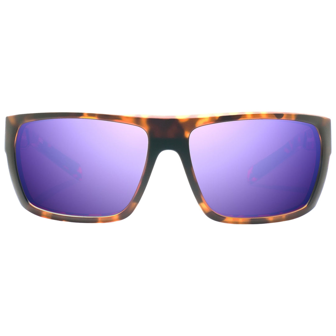 Bajio Palometa Brown Tortoise Matte - Violet Mirror Image 02