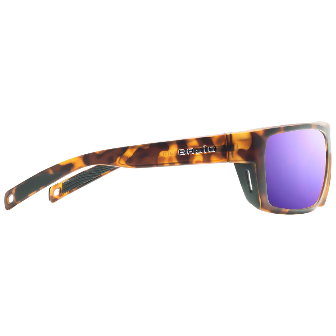 Bajio Palometa Brown Tortoise Matte - Violet Mirror Image 03