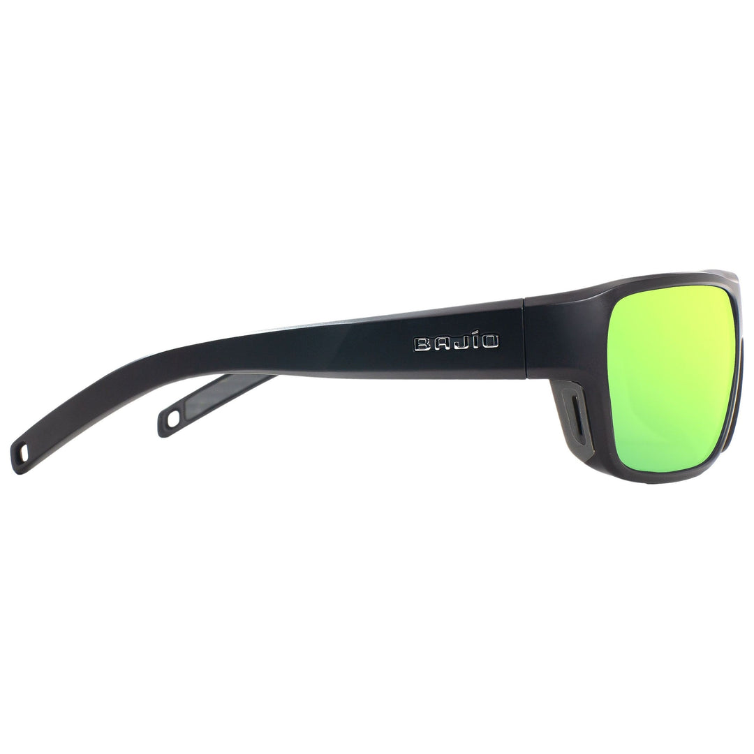 Bajio Rigolets Black Matte - Green Mirror Image 03