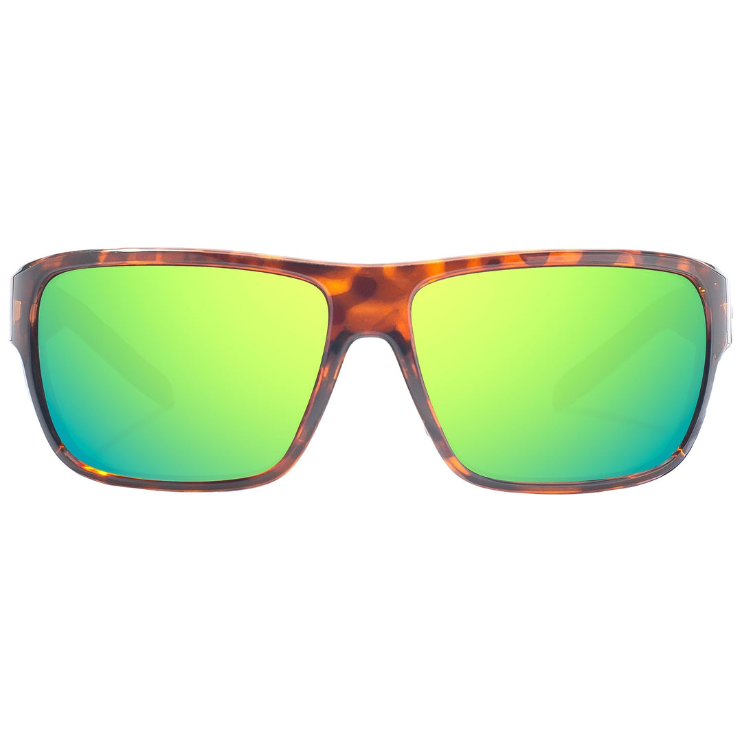 Bajio Rigolets Brown Tortoise Gloss - Green Mirror Image 02