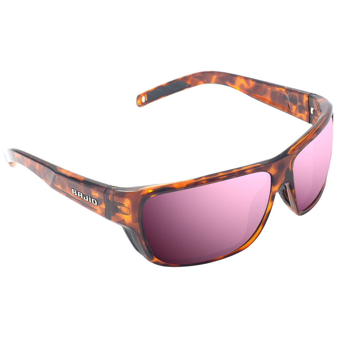 Bajio Rigolets Brown Tortoise Gloss - Rose Mirror Image 01