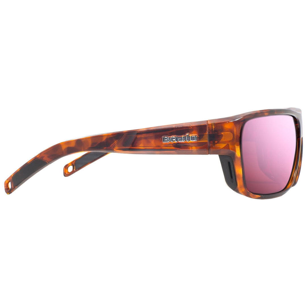 Bajio Rigolets Brown Tortoise Gloss - Rose Mirror Image 03