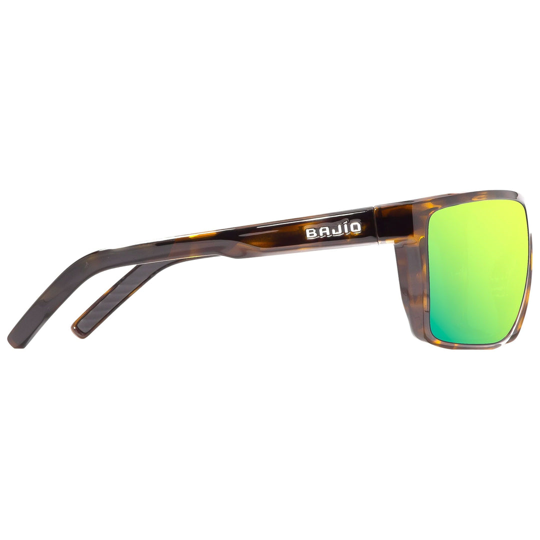 Bajio Toads Brown Tortoise Gloss - Green Mirror Image 03
