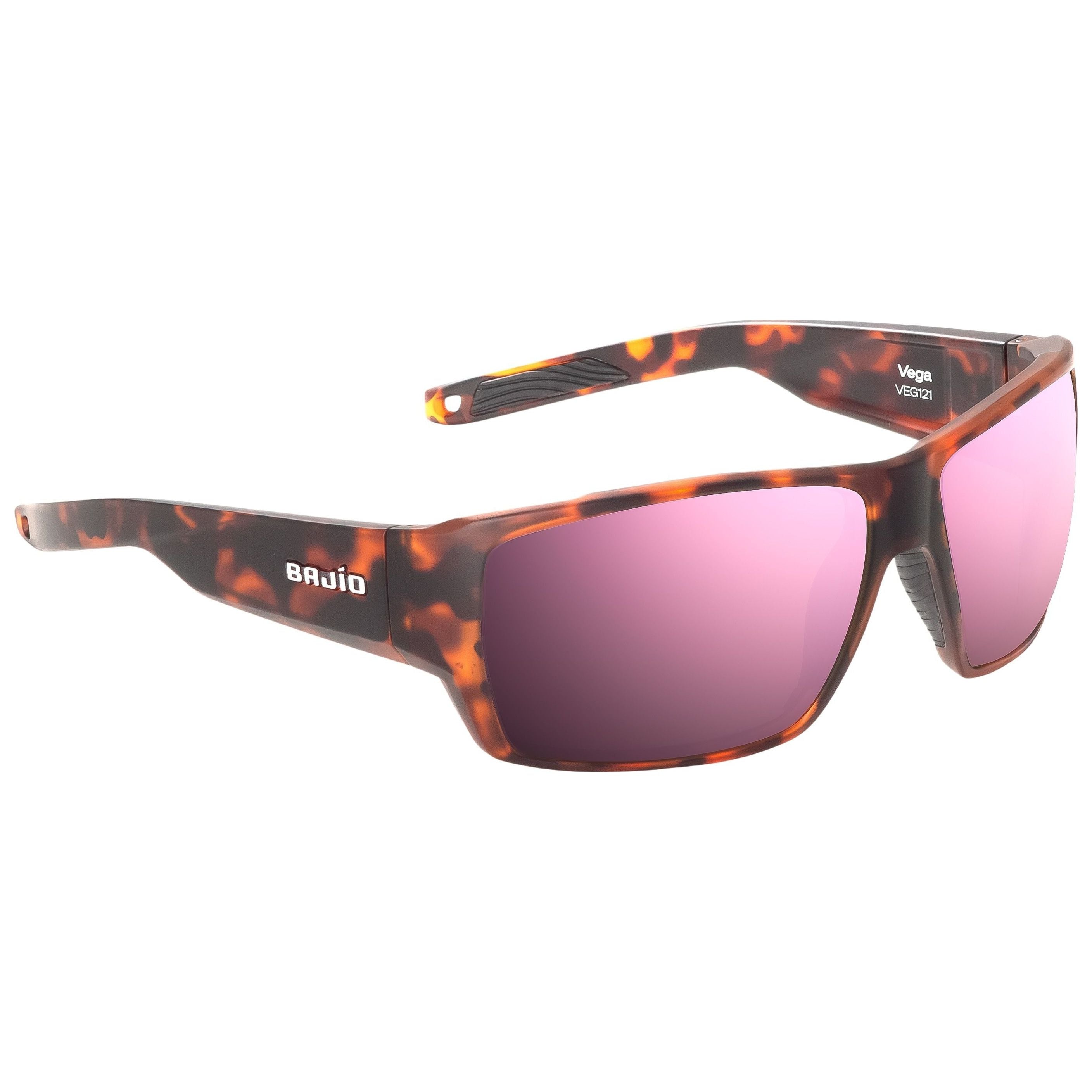 Bajio Vega Brown Tortoise Matte - Rose Mirror Image 01