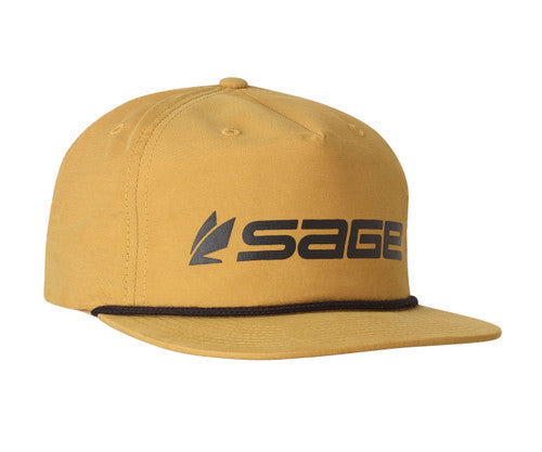 Sage Captains Hat Logo Tan