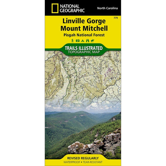 National Geographic Linville Gorge Mount Mitchell Map