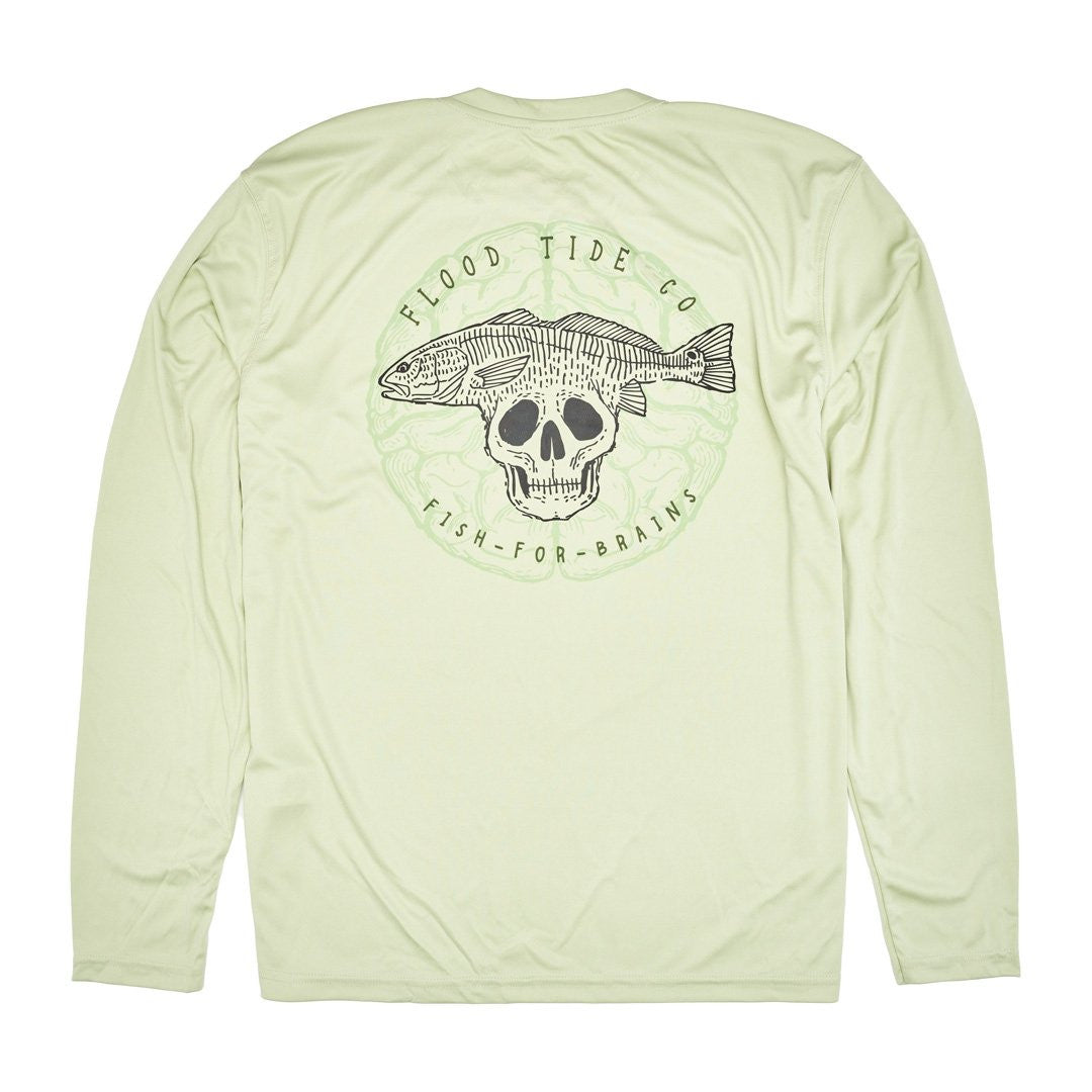 Flood Tide Solar Shirt - Redfish for Brains