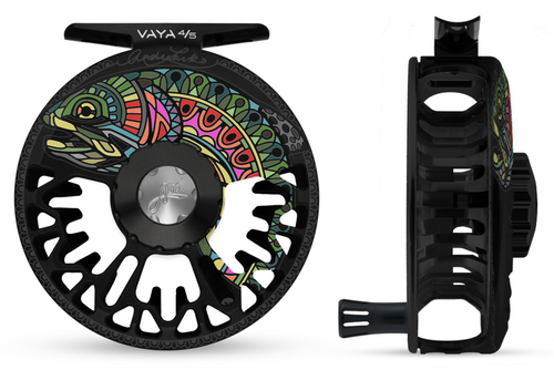 Vaya 4/5 - Larko Rainbow Trout - Black Drag Knob - Black Handle