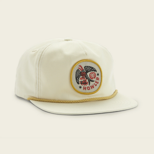 Unstructured Snapback - Off White - Frigate Badge