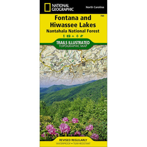 National Geographic Fontana & Hiwassee Lakes Map