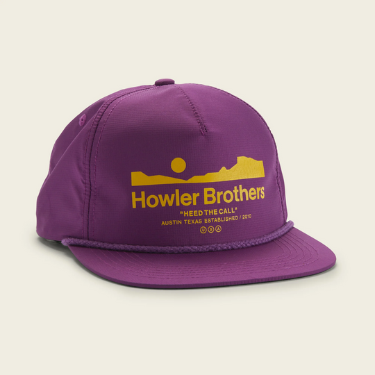 Unstructured Snapback Hats - Howler Arroyo - Magenta