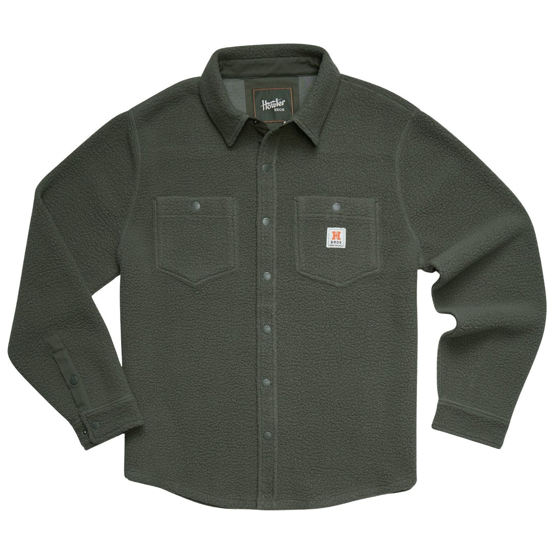 Howler Brothers Allegheny Fleece Overshirt Beetle Image 01