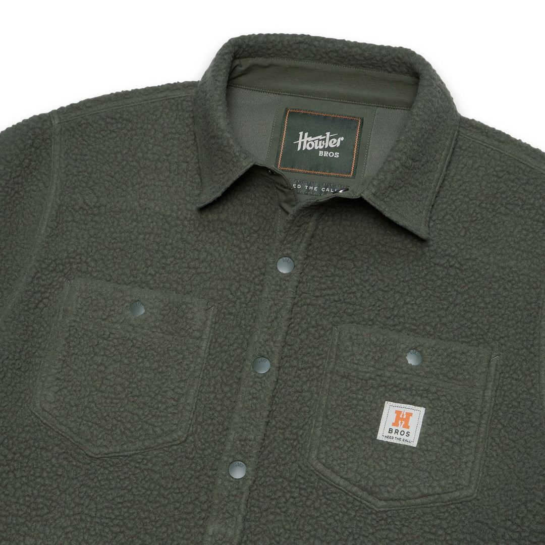 Howler Brothers Allegheny Fleece Overshirt Beetle Image 04