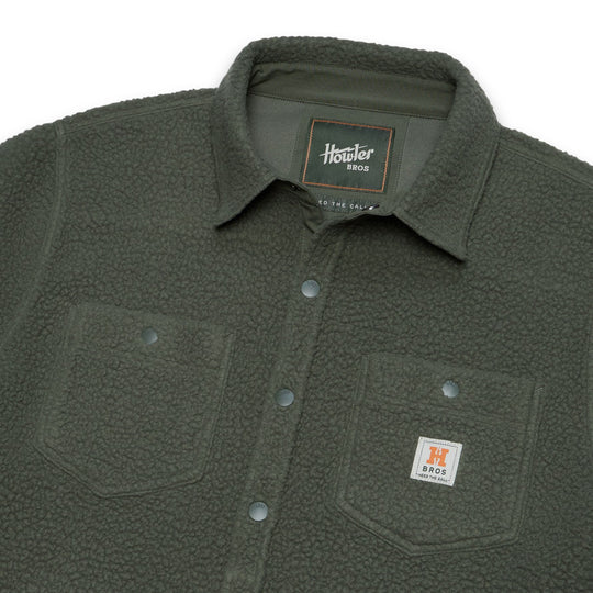 Howler Brothers Allegheny Fleece Overshirt Beetle Image 04