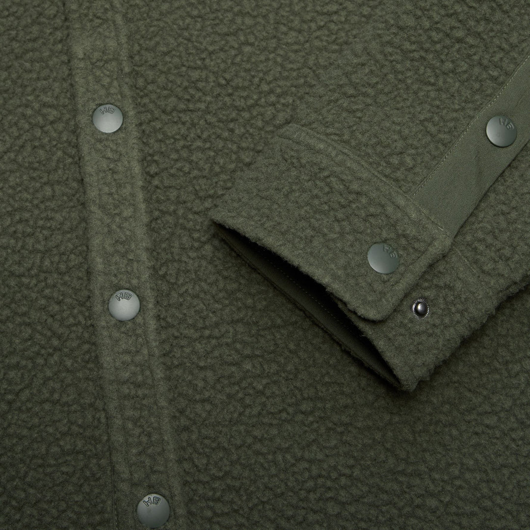 Howler Brothers Allegheny Fleece Overshirt Beetle Image 06