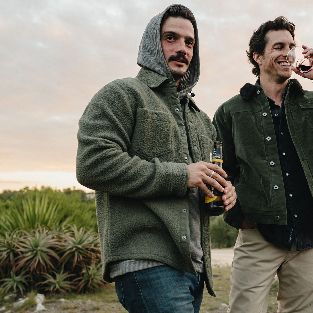 Howler Brothers Allegheny Fleece Overshirt Beetle Image 07