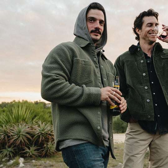 Howler Brothers Allegheny Fleece Overshirt Beetle Image 07