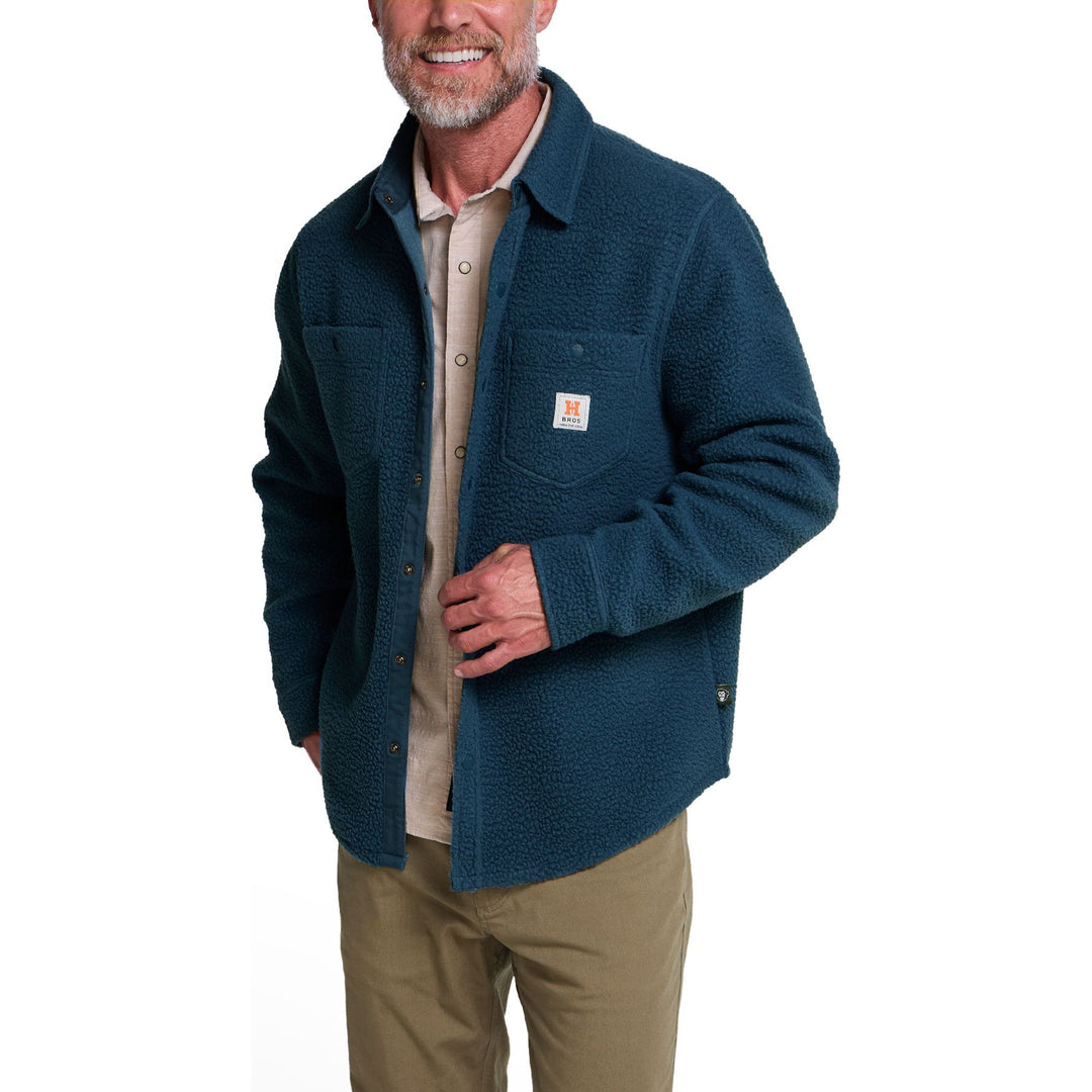 Howler Brothers Allegheny Fleece Overshirt Stargazer Image 02