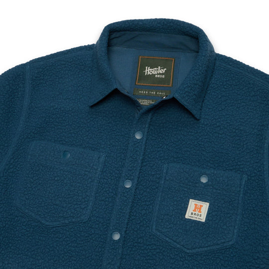 Howler Brothers Allegheny Fleece Overshirt Stargazer Image 04
