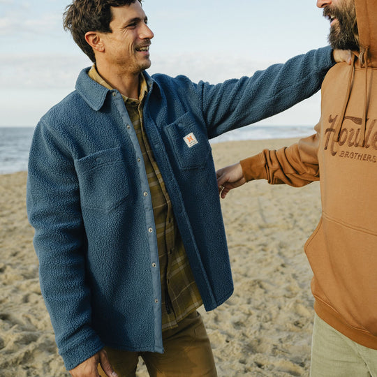 Howler Brothers Allegheny Fleece Overshirt Stargazer Image 06