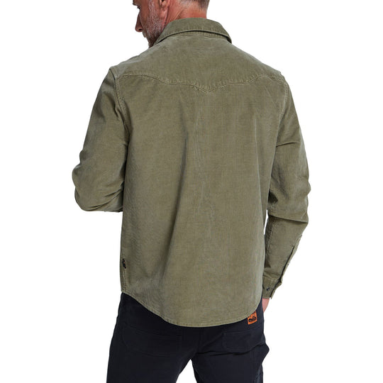 Howler Brothers Banning Corduroy Snapshirt Aloe Image 03
