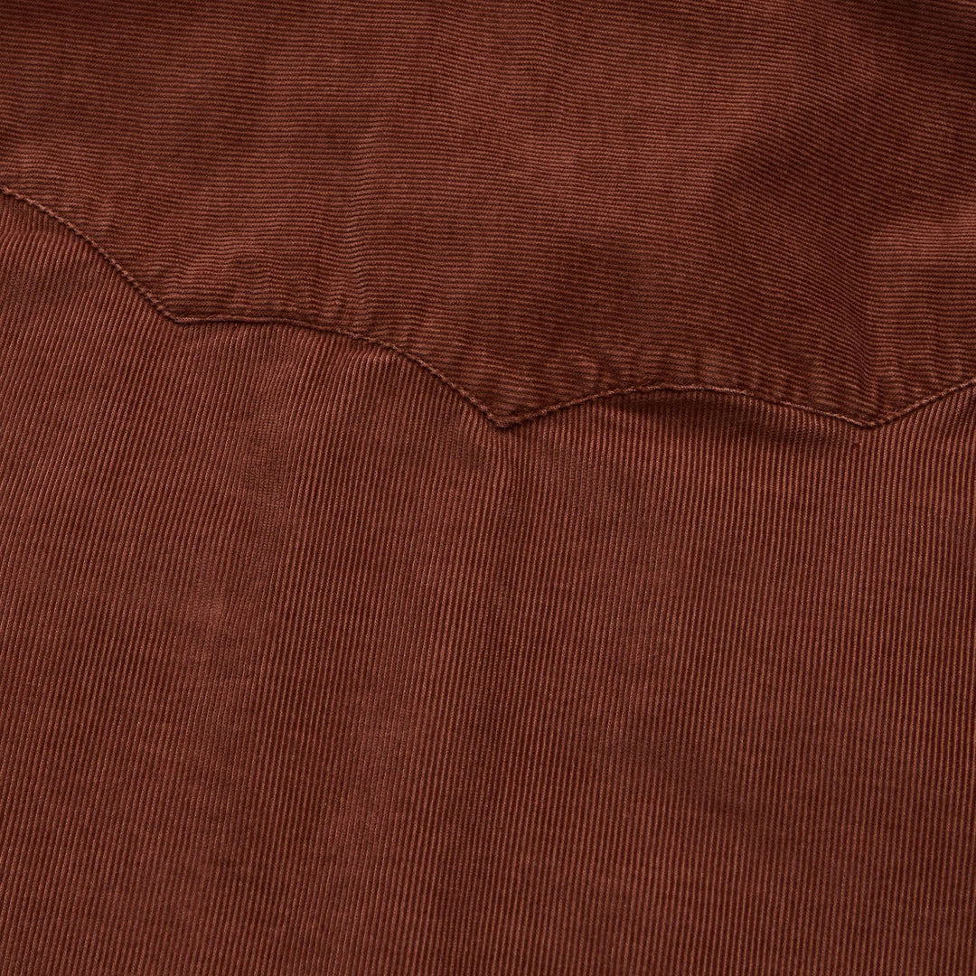 Howler Brothers Banning Corduroy Snapshirt Mink Brown Image 06