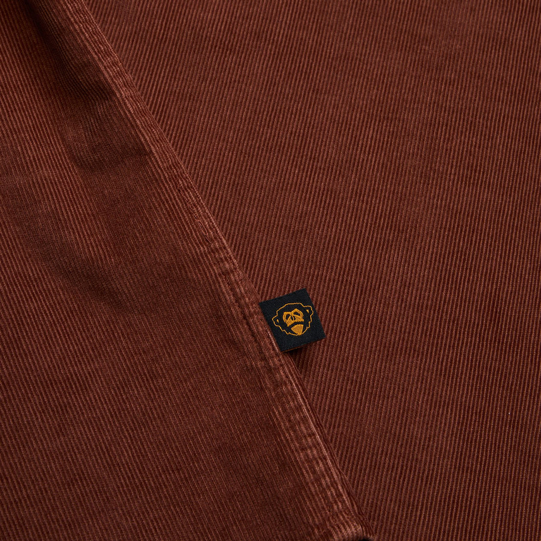 Howler Brothers Banning Corduroy Snapshirt Mink Brown Image 07