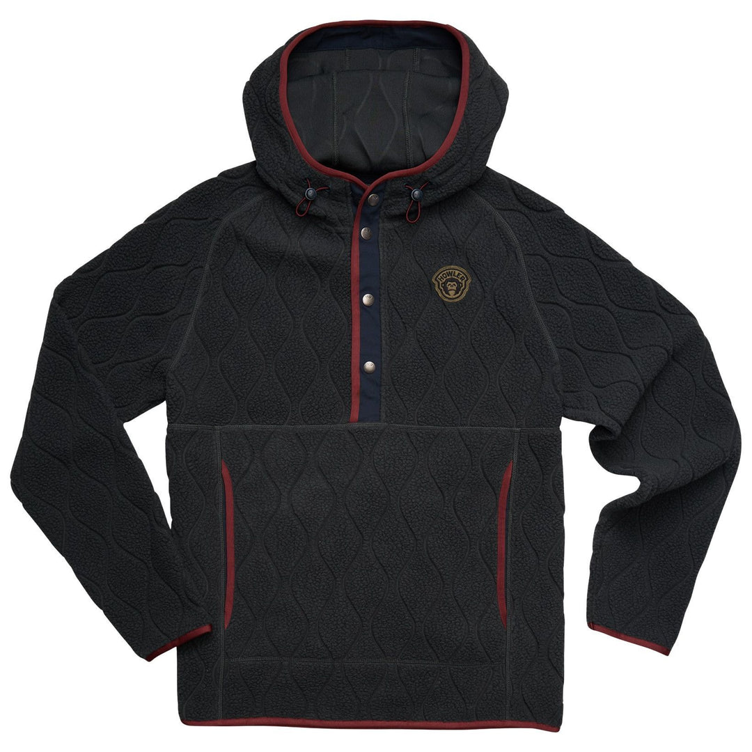 Howler Brothers Chisos Hooded Pullover Capillary Waves : Antique Black Image 01