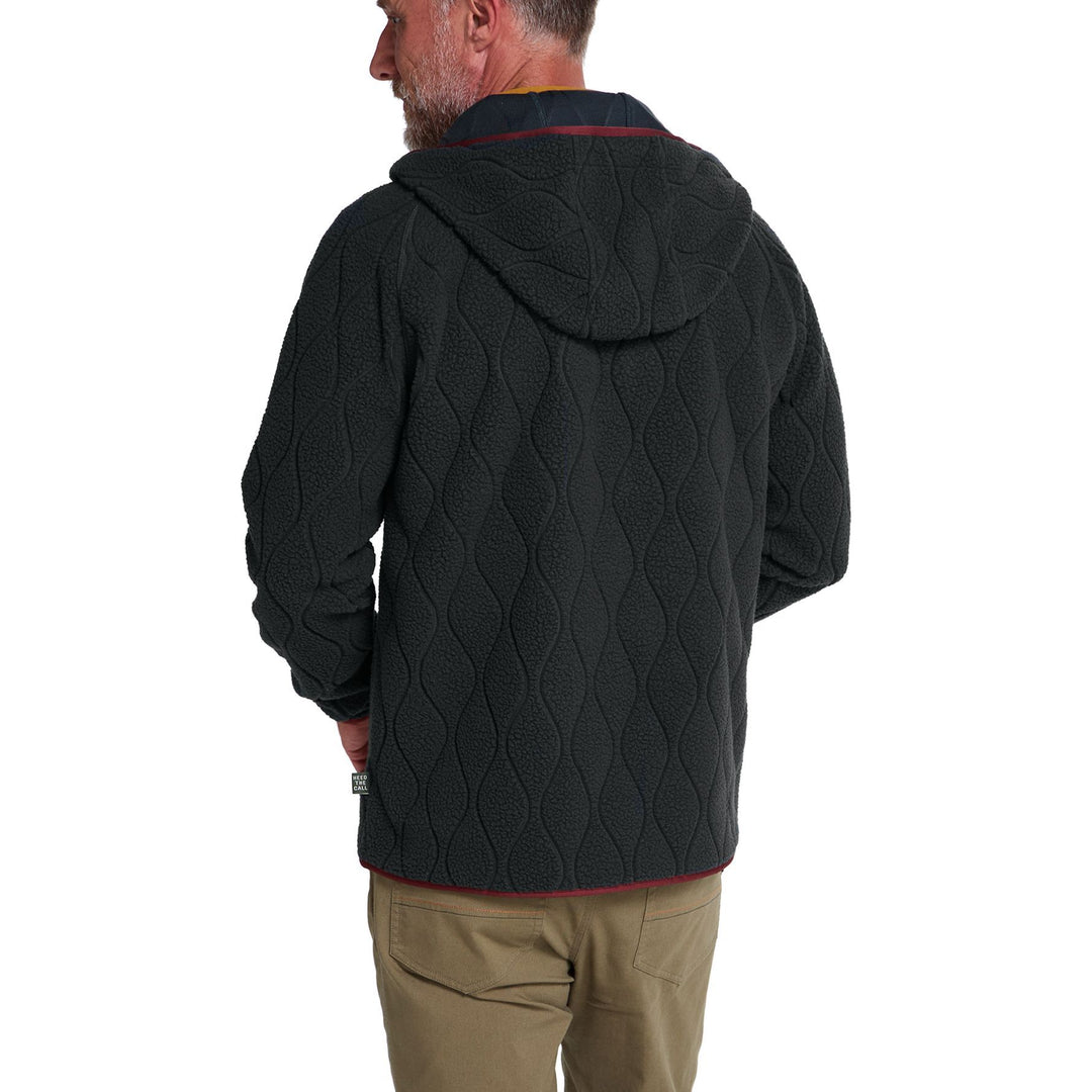 Howler Brothers Chisos Hooded Pullover Capillary Waves : Antique Black Image 03