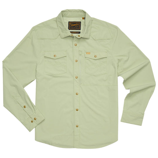 Howler Brothers Emerger Tech Longsleeve Fog Green Image 01