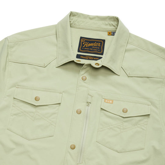 Howler Brothers Emerger Tech Longsleeve Fog Green Image 04