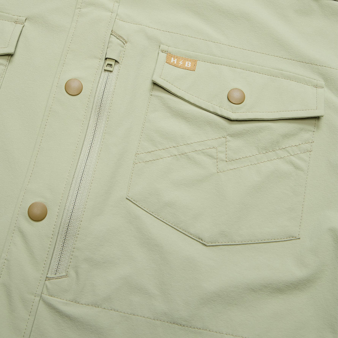 Howler Brothers Emerger Tech Longsleeve Fog Green Image 05