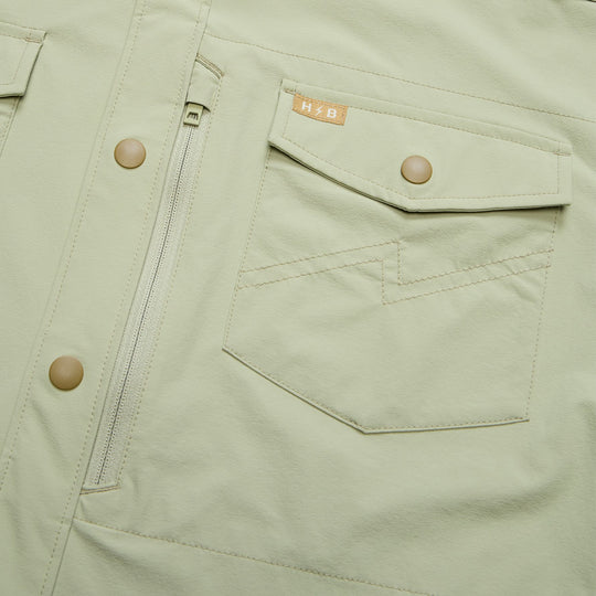 Howler Brothers Emerger Tech Longsleeve Fog Green Image 05
