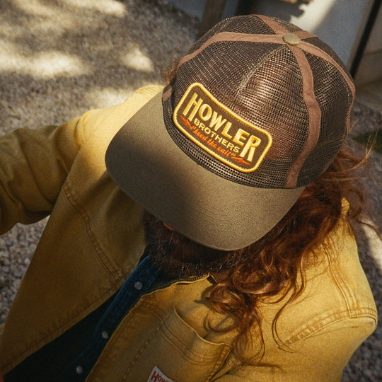 Howler Brothers Feedstore Unstructured Snapback Hat Inside Out : Rifle Green Image 05