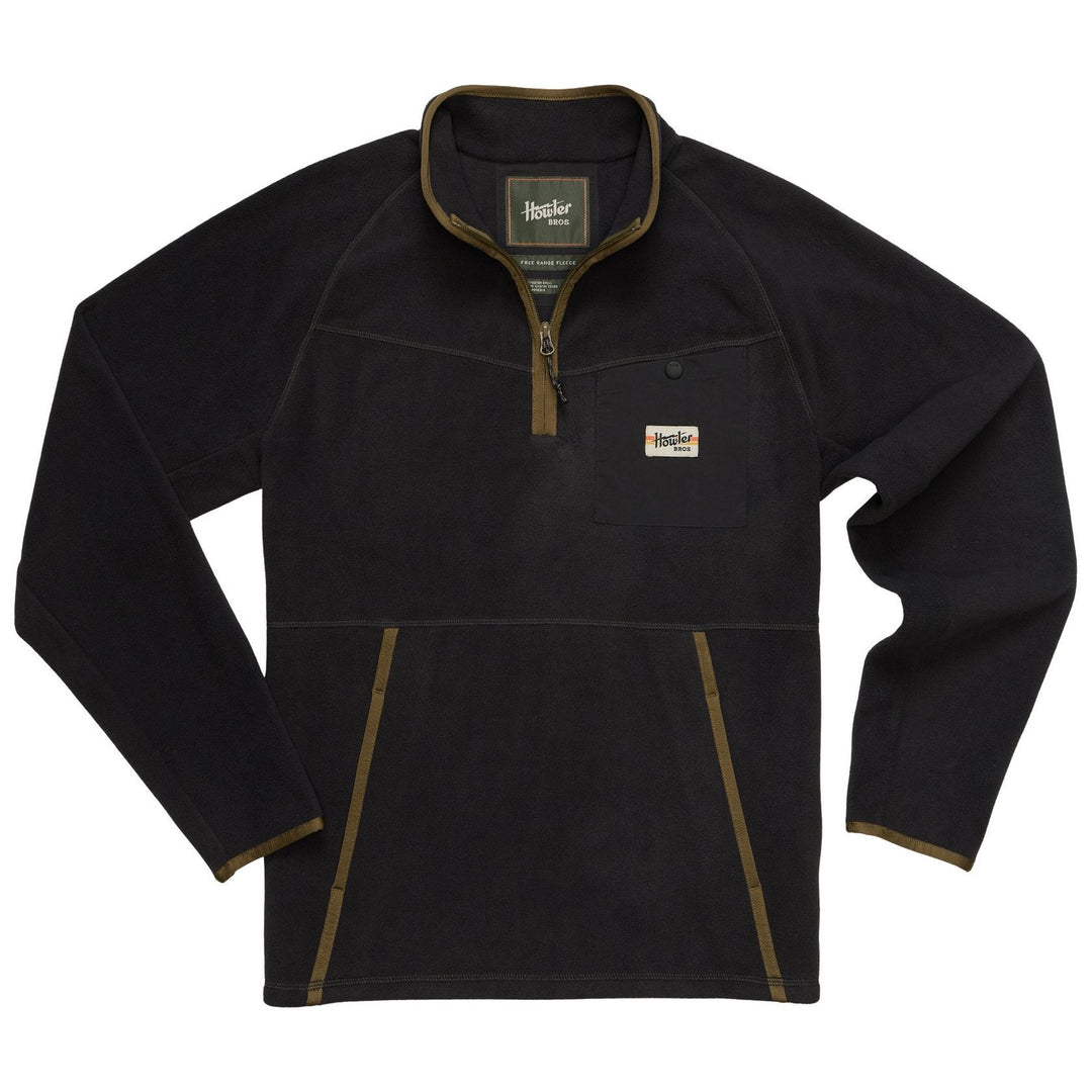Howler Brothers Free Range Fleece Pullover Carbonite Image 01