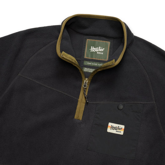 Howler Brothers Free Range Fleece Pullover Carbonite Image 04