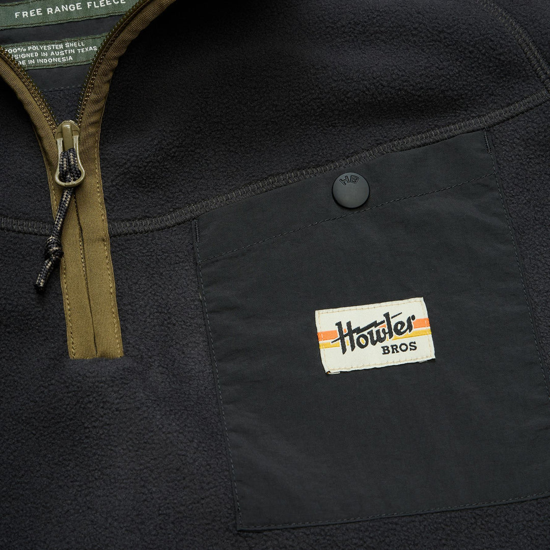 Howler Brothers Free Range Fleece Pullover Carbonite Image 05