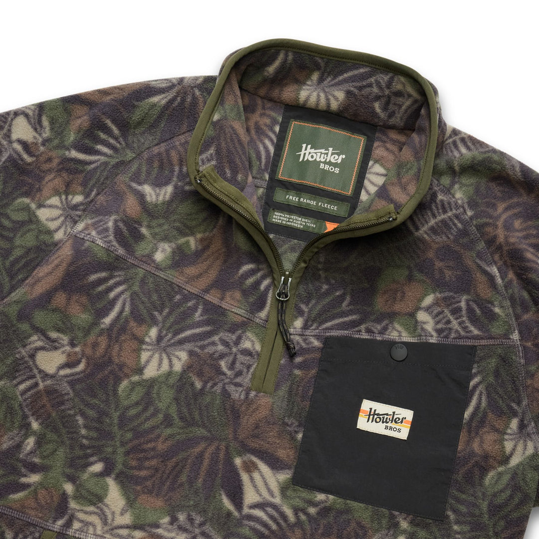 Howler Brothers Free Range Fleece Pullover Tropic Noir Image 04
