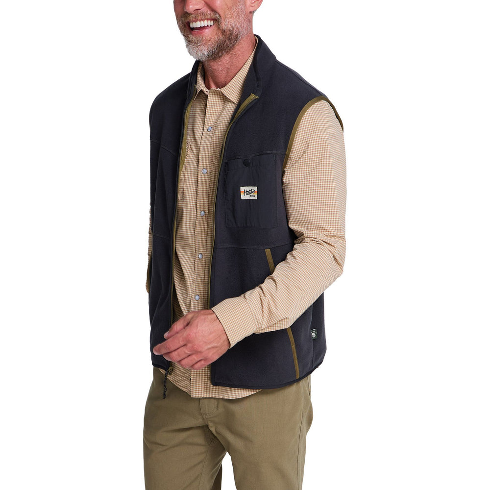Howler Brothers Free Range Fleece Vest Carbonite Image 02