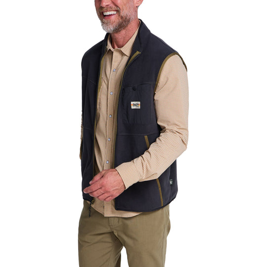 Howler Brothers Free Range Fleece Vest Carbonite Image 02