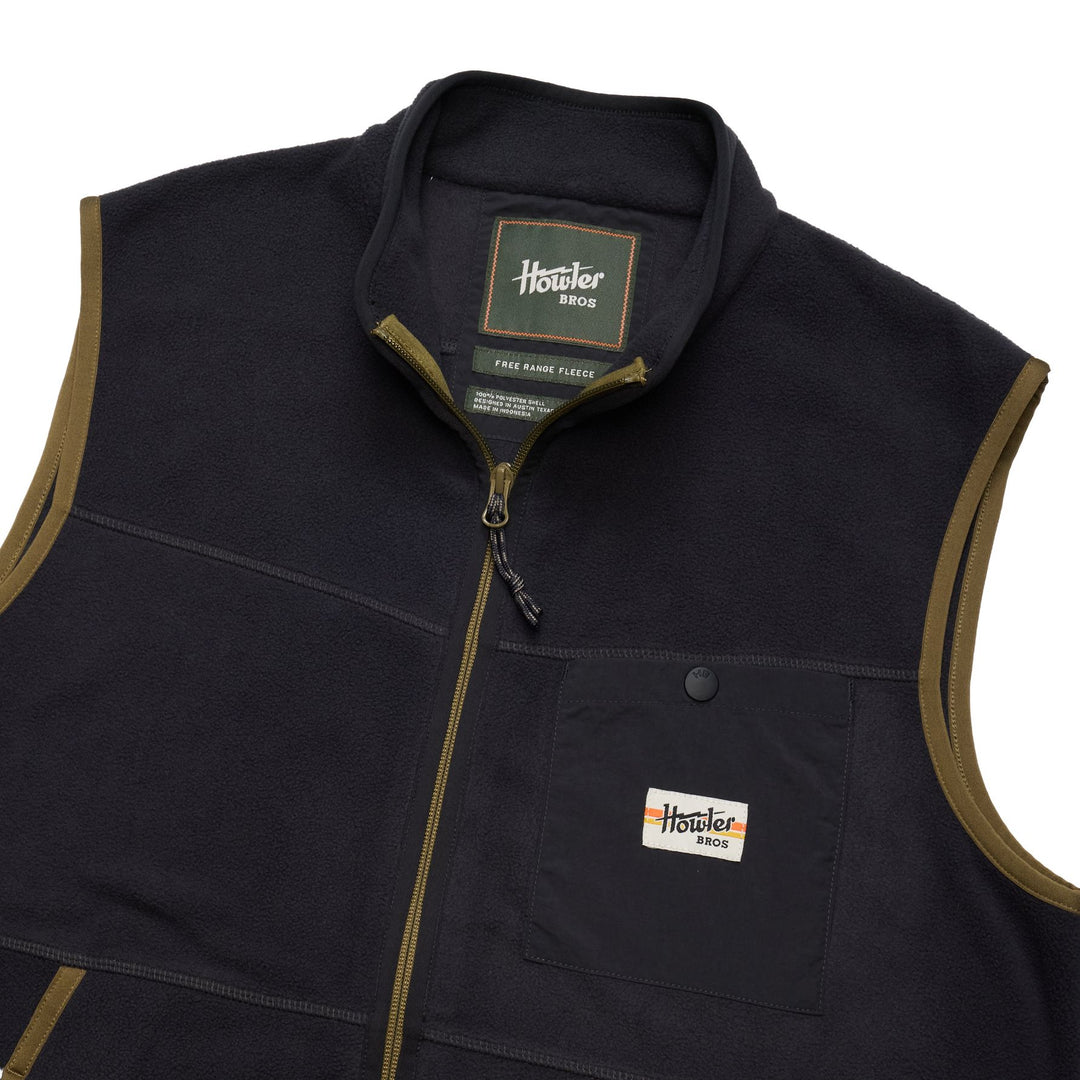 Howler Brothers Free Range Fleece Vest Carbonite Image 04