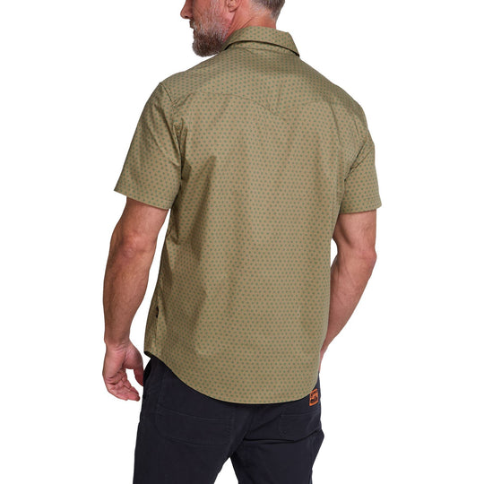 Howler Brothers H Bar B Snapshirt Lockhart Floral : Olive Image 03