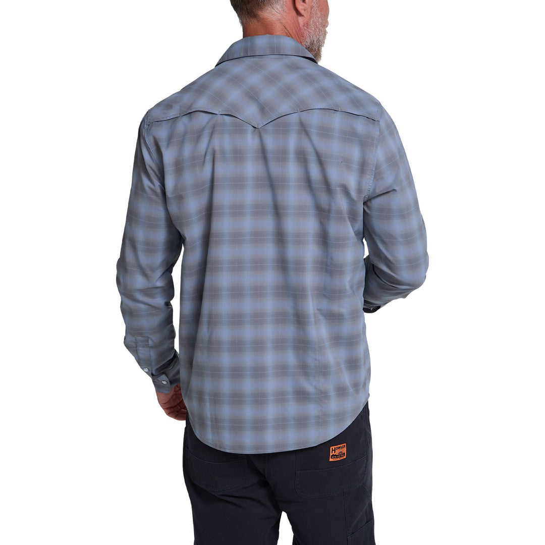 Howler Brothers H Bar B Tech Longsleeve Kent Plaid : Tradewinds Image 03