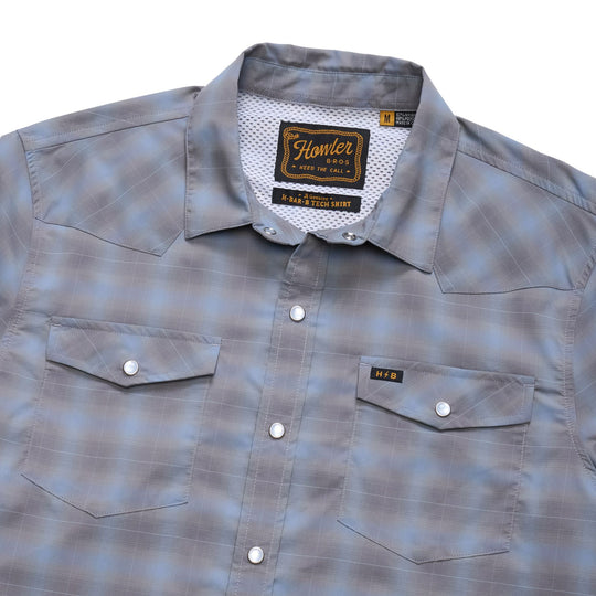 Howler Brothers H Bar B Tech Longsleeve Kent Plaid : Tradewinds Image 04