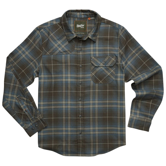 Howler Brothers Harker's Flannel Kempton Plaid : Beluga Image 01