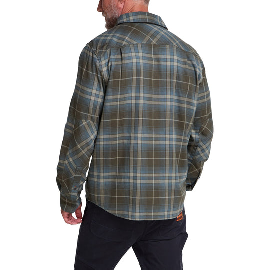 Howler Brothers Harker's Flannel Kempton Plaid : Beluga Image 03