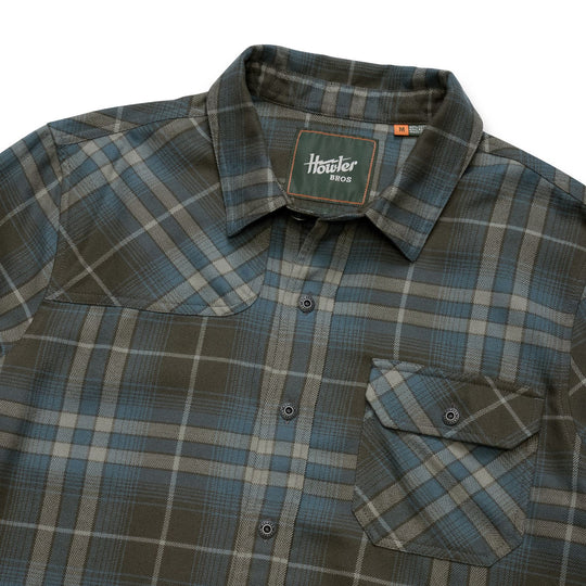 Howler Brothers Harker's Flannel Kempton Plaid : Beluga Image 04