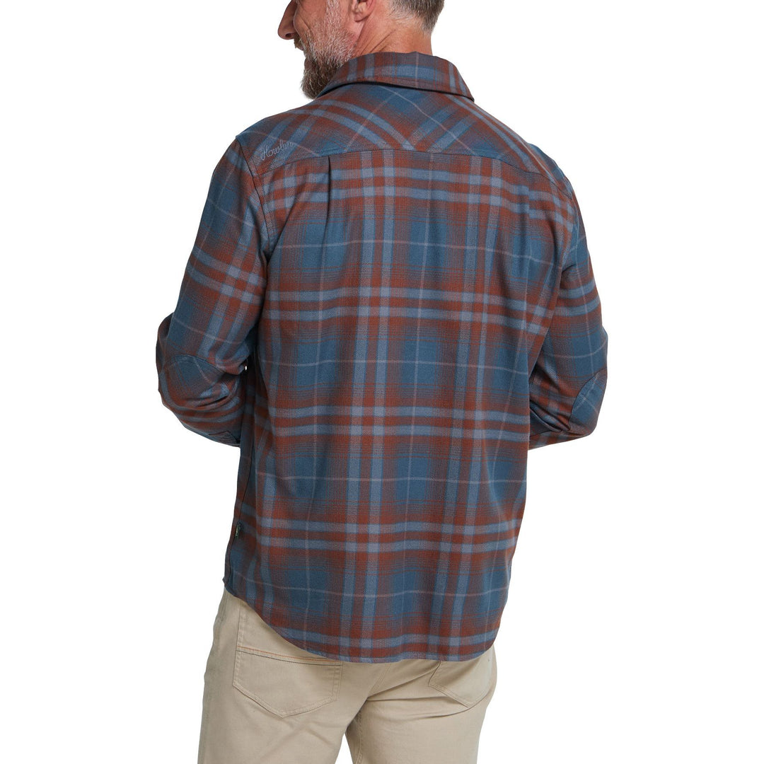 Howler Brothers Harker's Flannel Kempton Plaid : Dark Slate Image 03