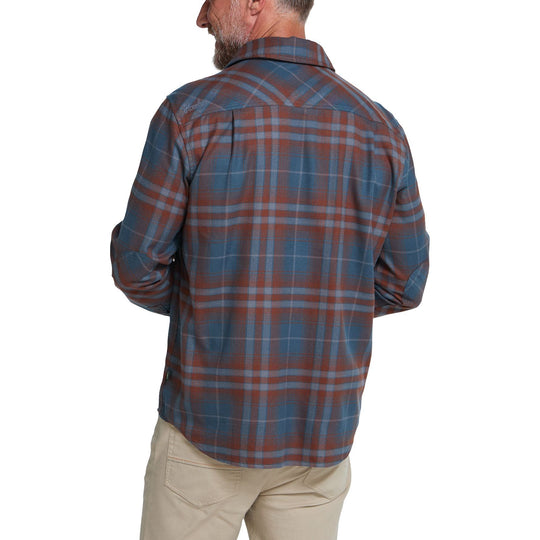 Howler Brothers Harker's Flannel Kempton Plaid : Dark Slate Image 03